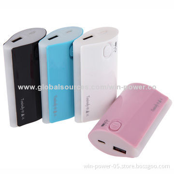 Portable Power Banks, New Design with Beautiful Look, Suitable for All Phones, OEM Colors Available